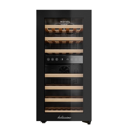 Винный шкаф Meyvel MV33-KBF2 компрессорный двухзонный